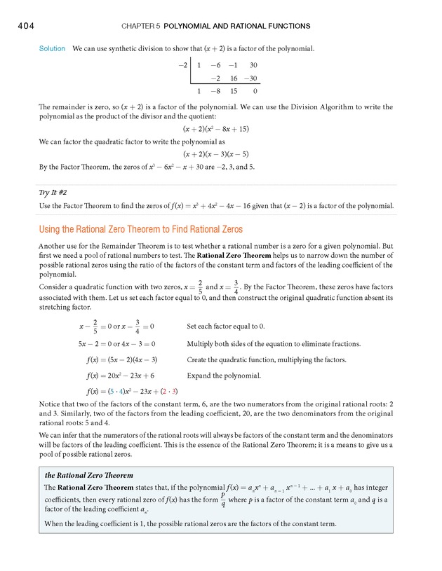 Algebra and Trigonometry - Front Matter 422